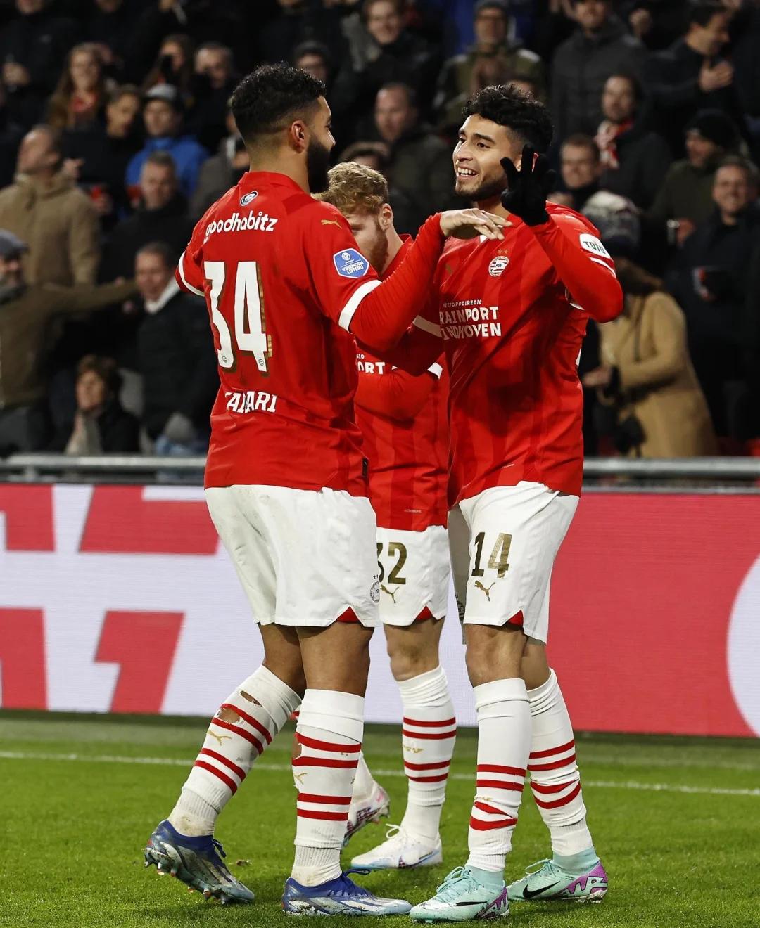 包含荷甲联赛球队斩获创纪录连胜纪录的词条